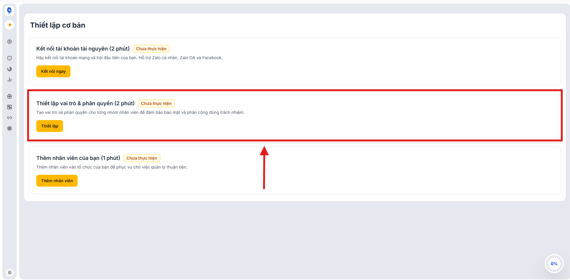 Set up roles & permissions